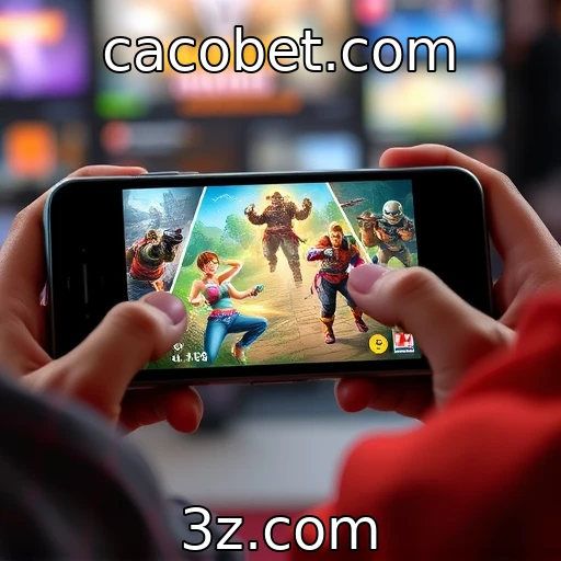 Crescimento do mercado de jogos móveis em ascensão